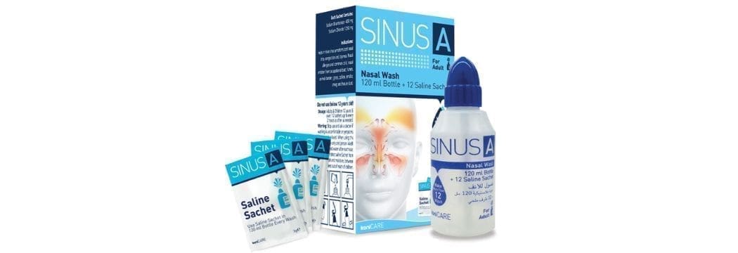 sinus a vyplach nosa 