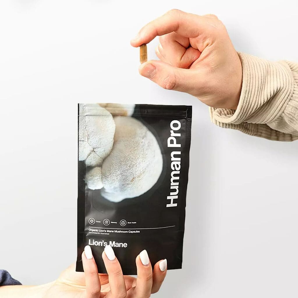 Human pro Lions Mane Levia hriva 2