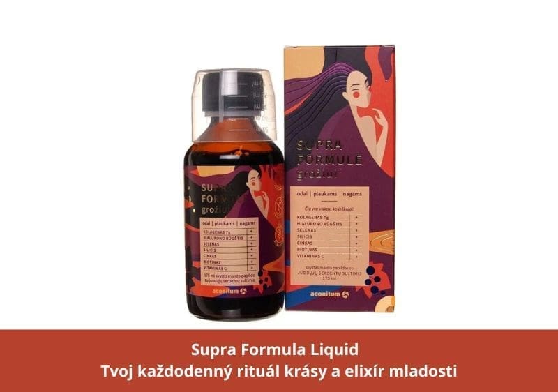 Každá žena si zaslúži cítiť sa krásna, sebavedomá a žiariť zdravím. Krása totiž nezačína na povrchu, ale vnútri – v bunkách, ktoré tvoria našu pokožku, vlasy a nechty. Práve tu vstupuje do hry Supra Formula Liquid – prémiový výživový doplnok, ktorý sa stal synonymom pre mladosť zvnútra a skutočný rituál krásy.