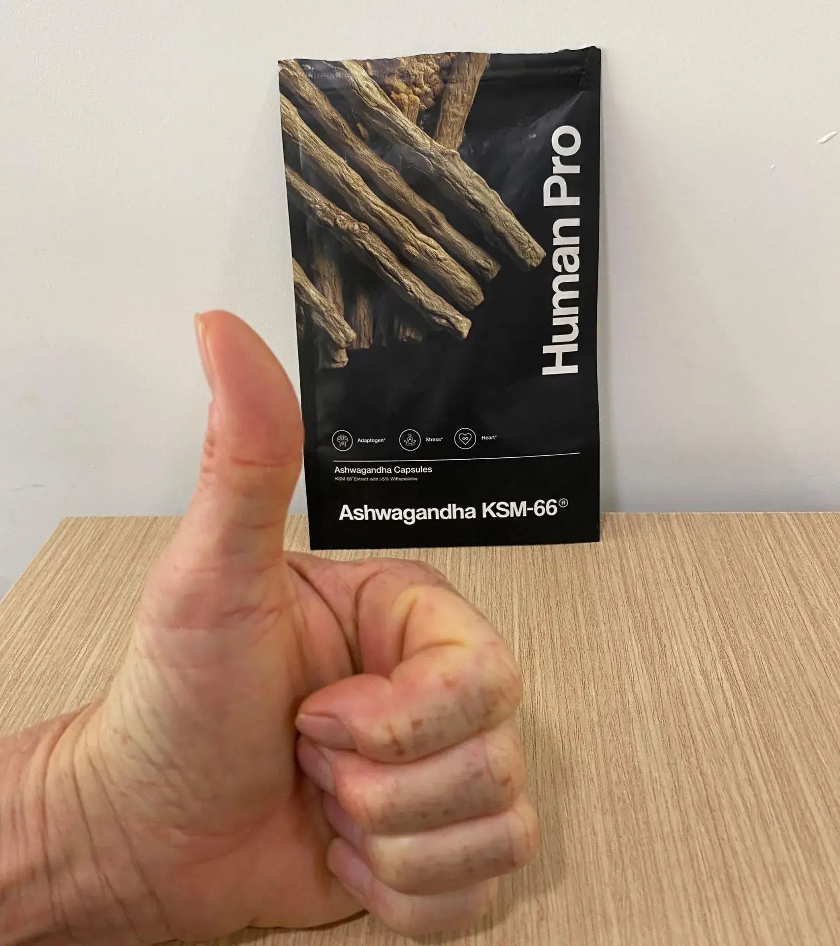 Human pro Ashwagandha KSM 66 - zvládanie stresu, podpora spánku a rast svalov 2 aswagandha human pro