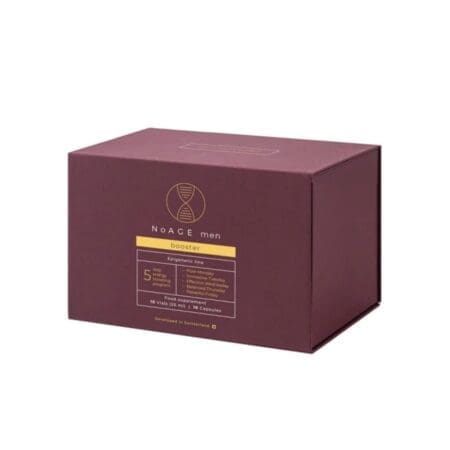 NoAGE men booster – inovatívný booster pre energiu a dlhovekosť pre mužov nad 30 rokov.
